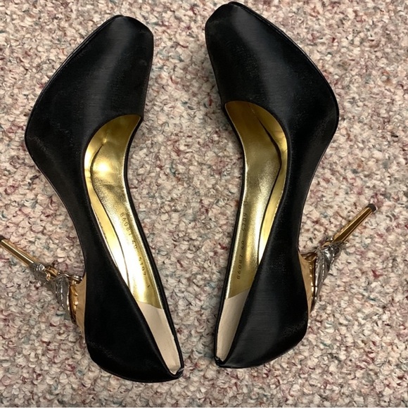 Giuseppe zanotti satin with metal heel shoes - Picture 2 of 8
